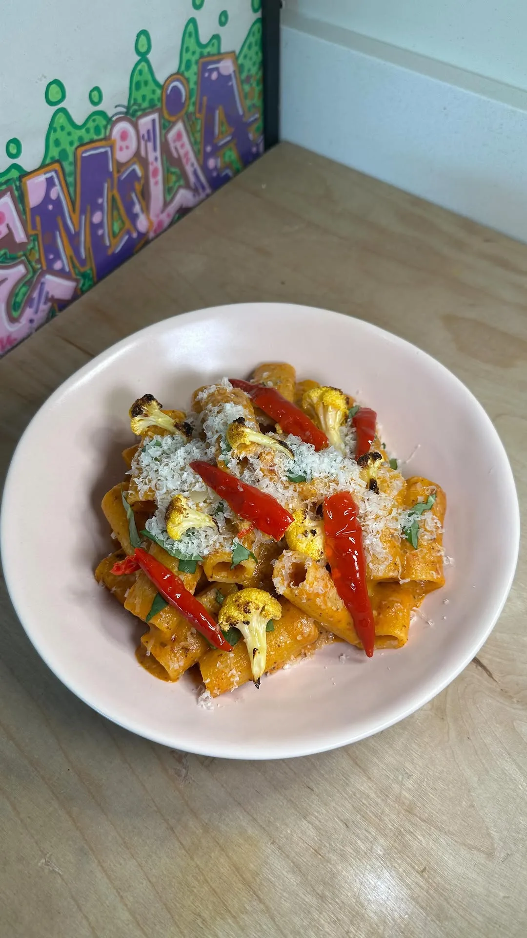 spicy-rigatoni-with-cauliflower-puree