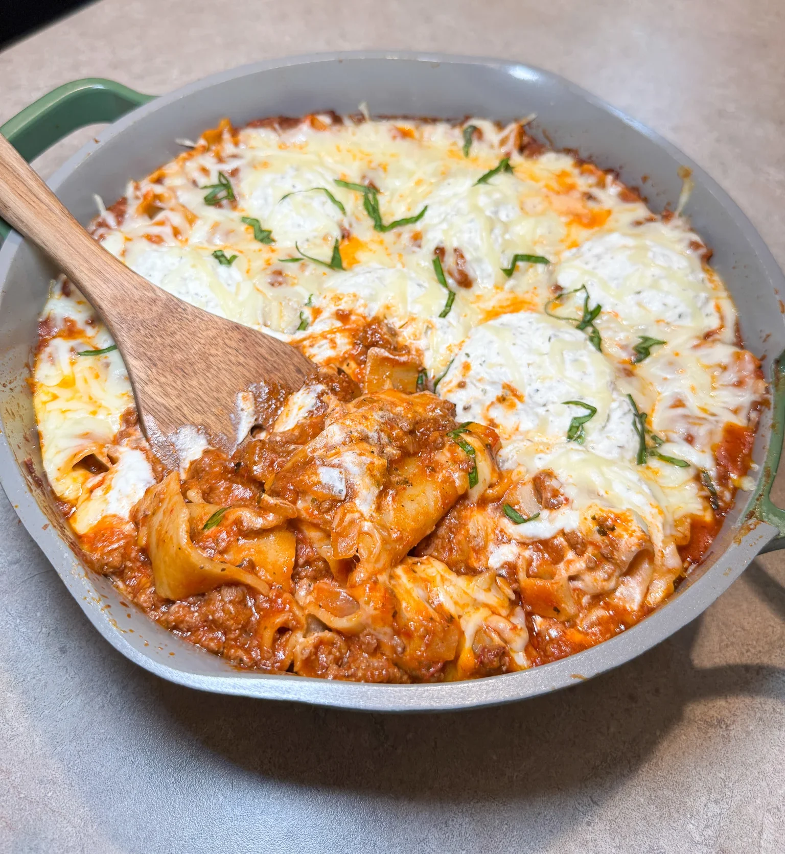 stovetop-skillet-lasagna