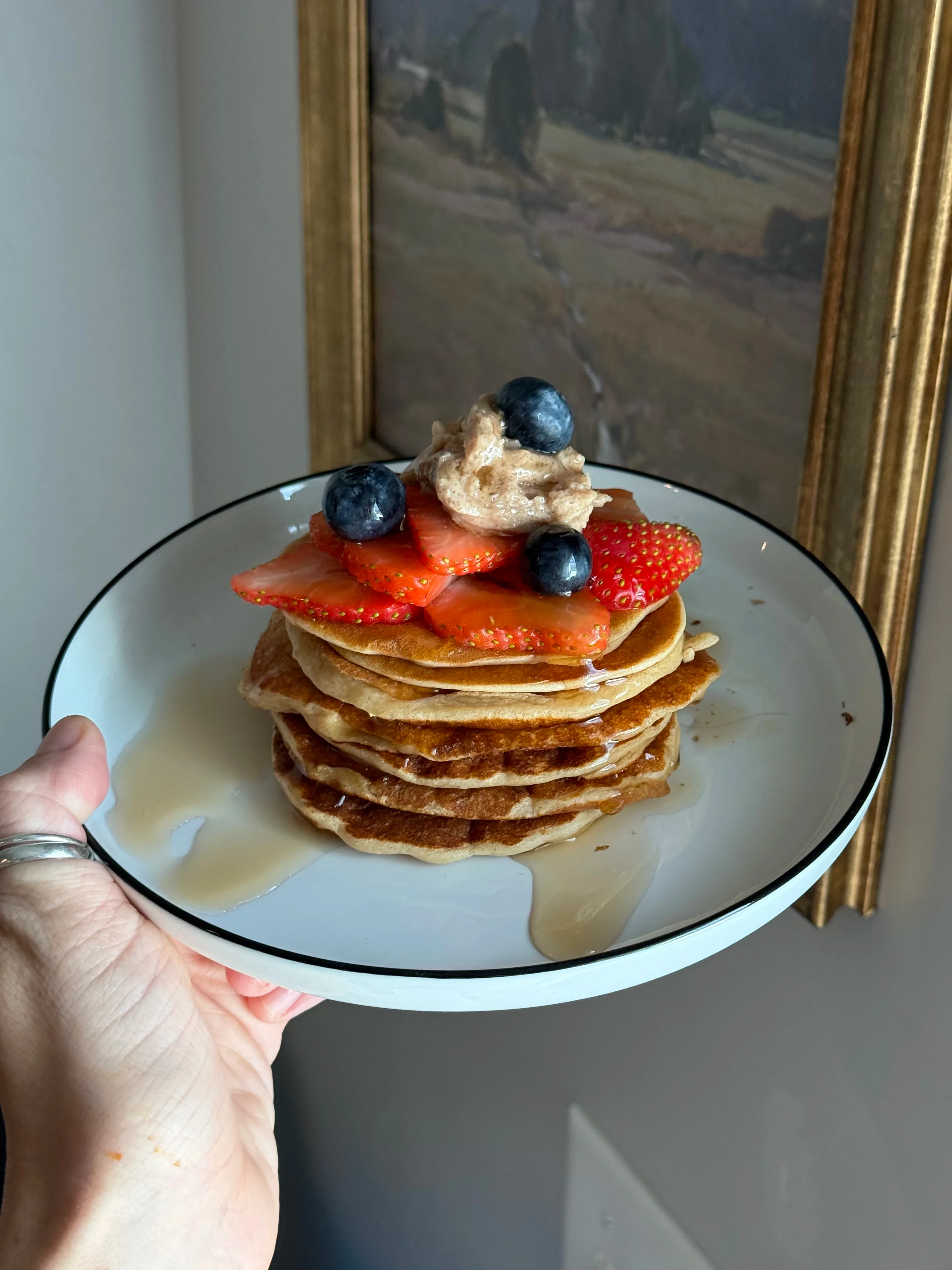 protein-pancakes-with-sweet-cinnamon-cheese