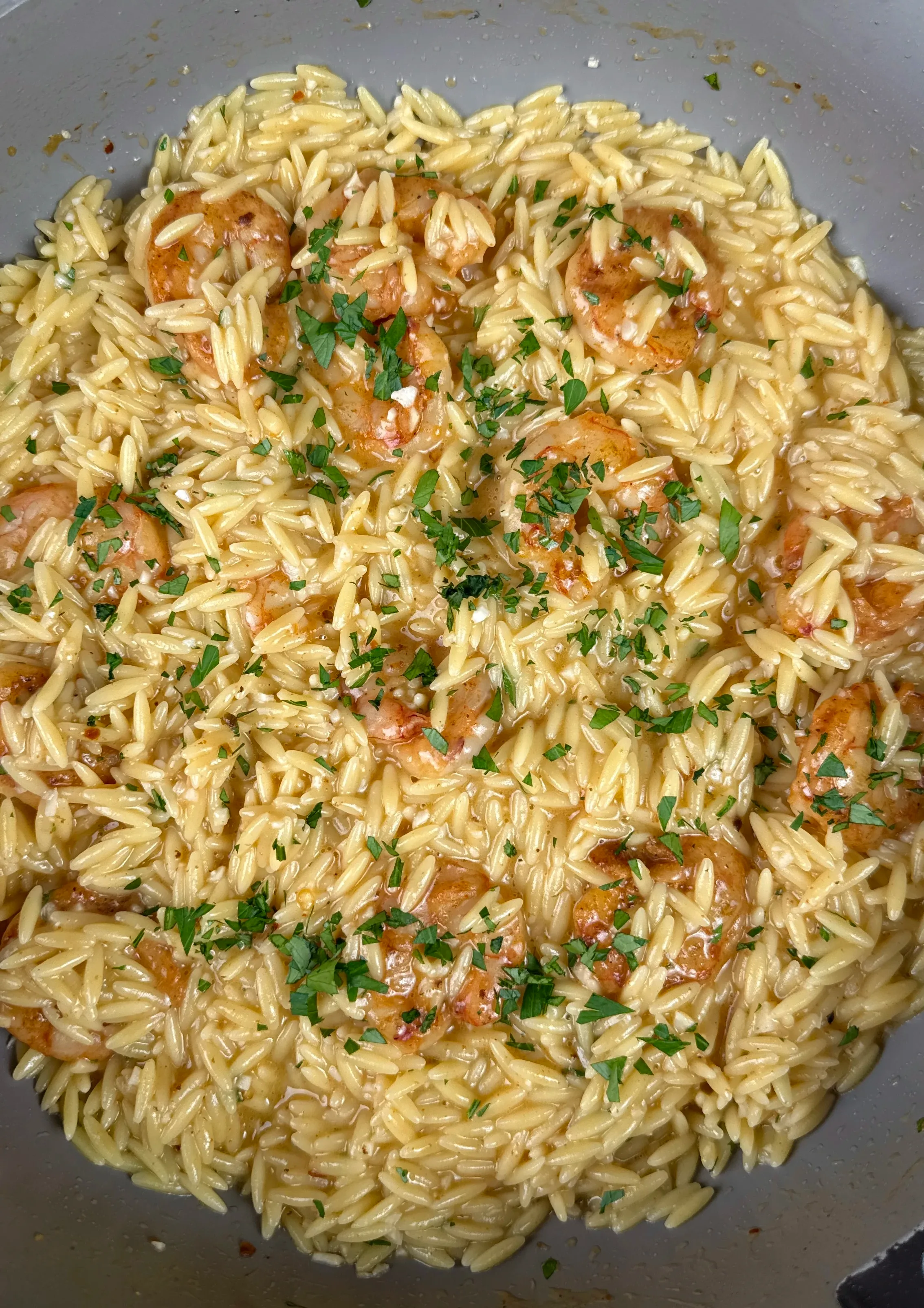 garlic-butter-shrimp-orzo