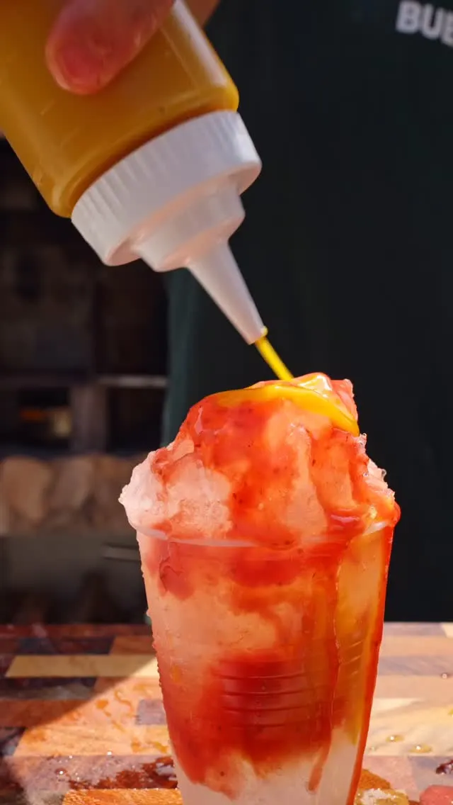 raspadilla-casera-de-mango-y-fresa-homemade-mango-and-strawberry-shaved-ice