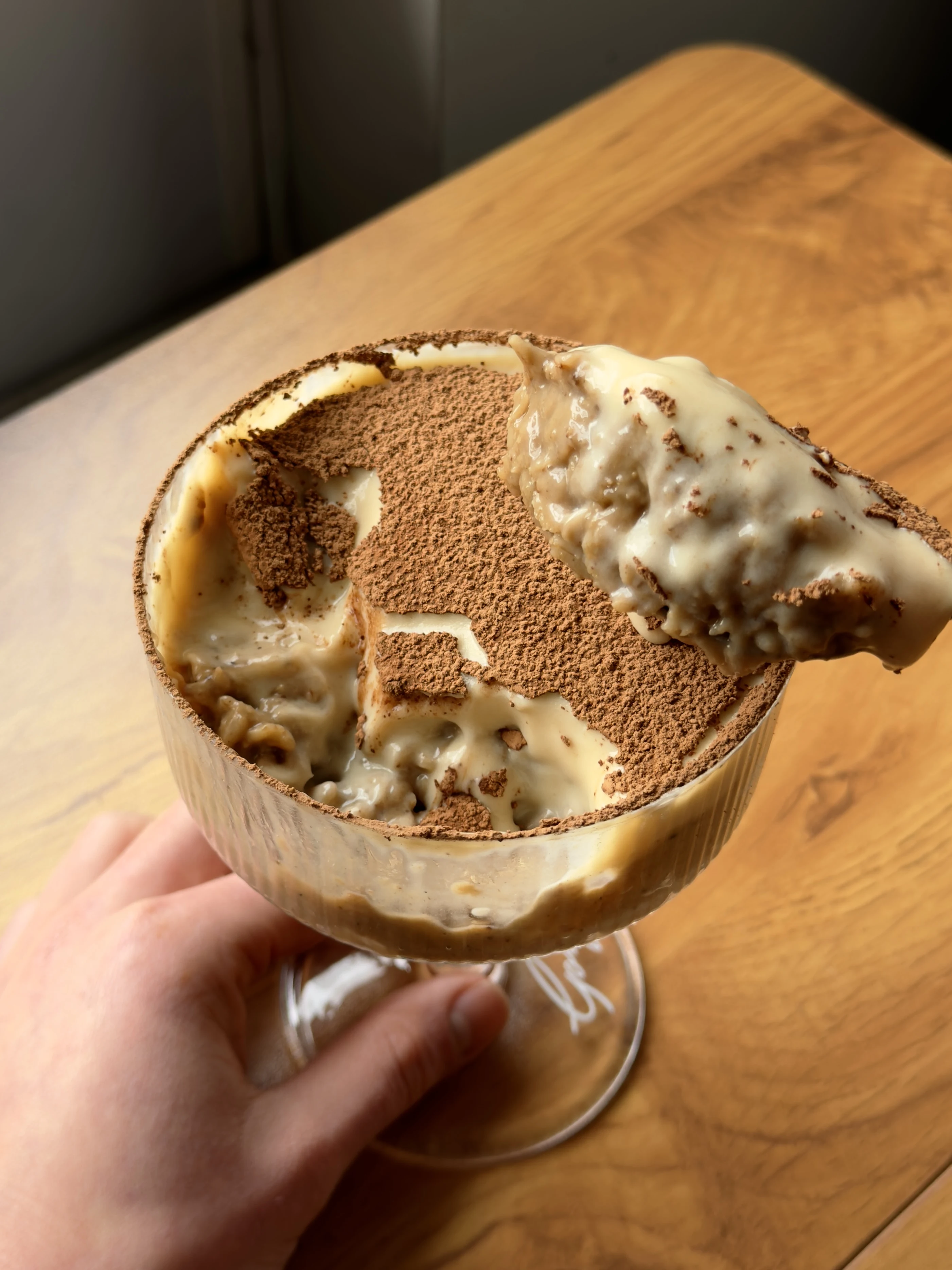 protein-tiramisu-breakfast-oatmeal