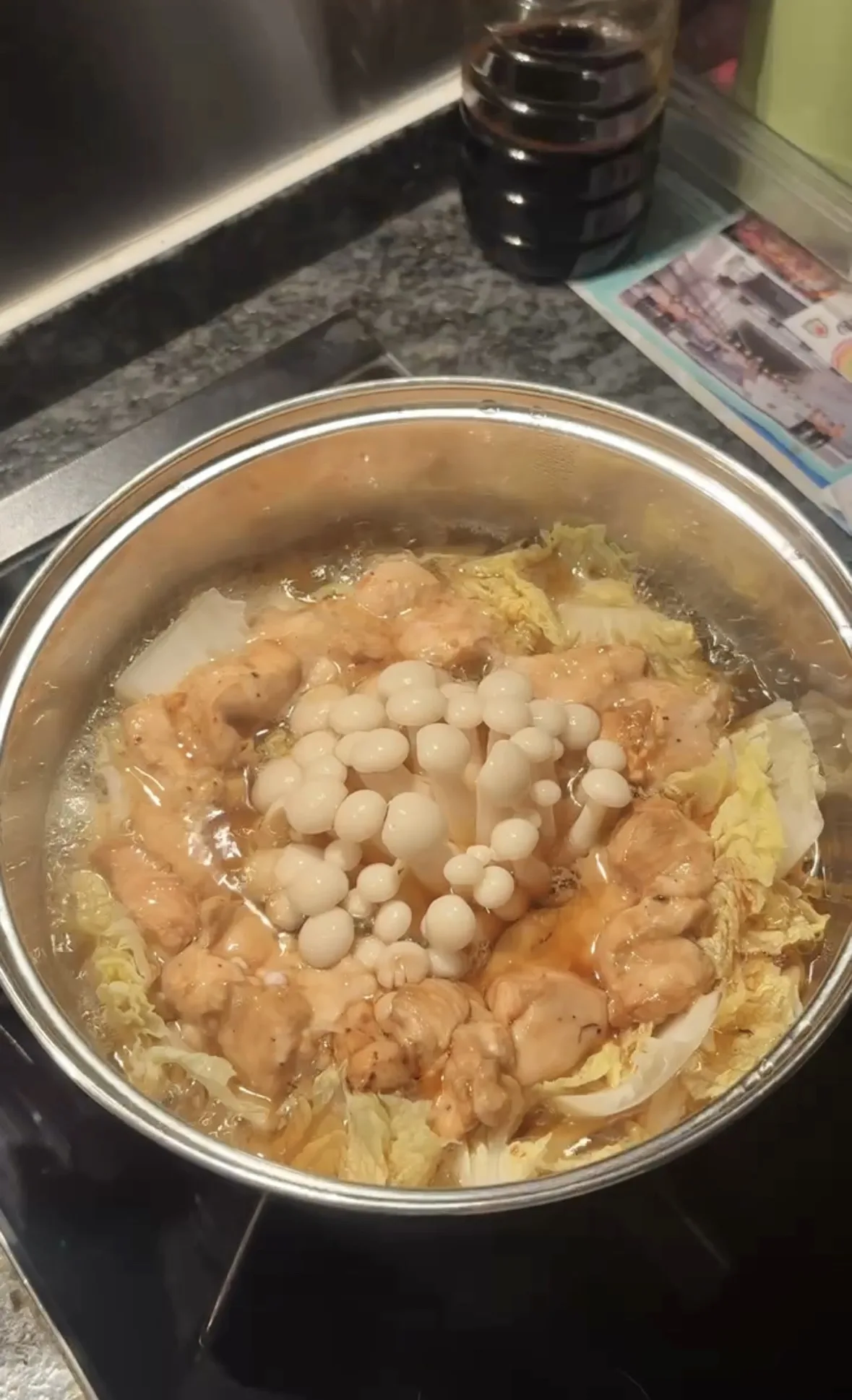 napa-cabbage-mushroom-chicken-breast-soup