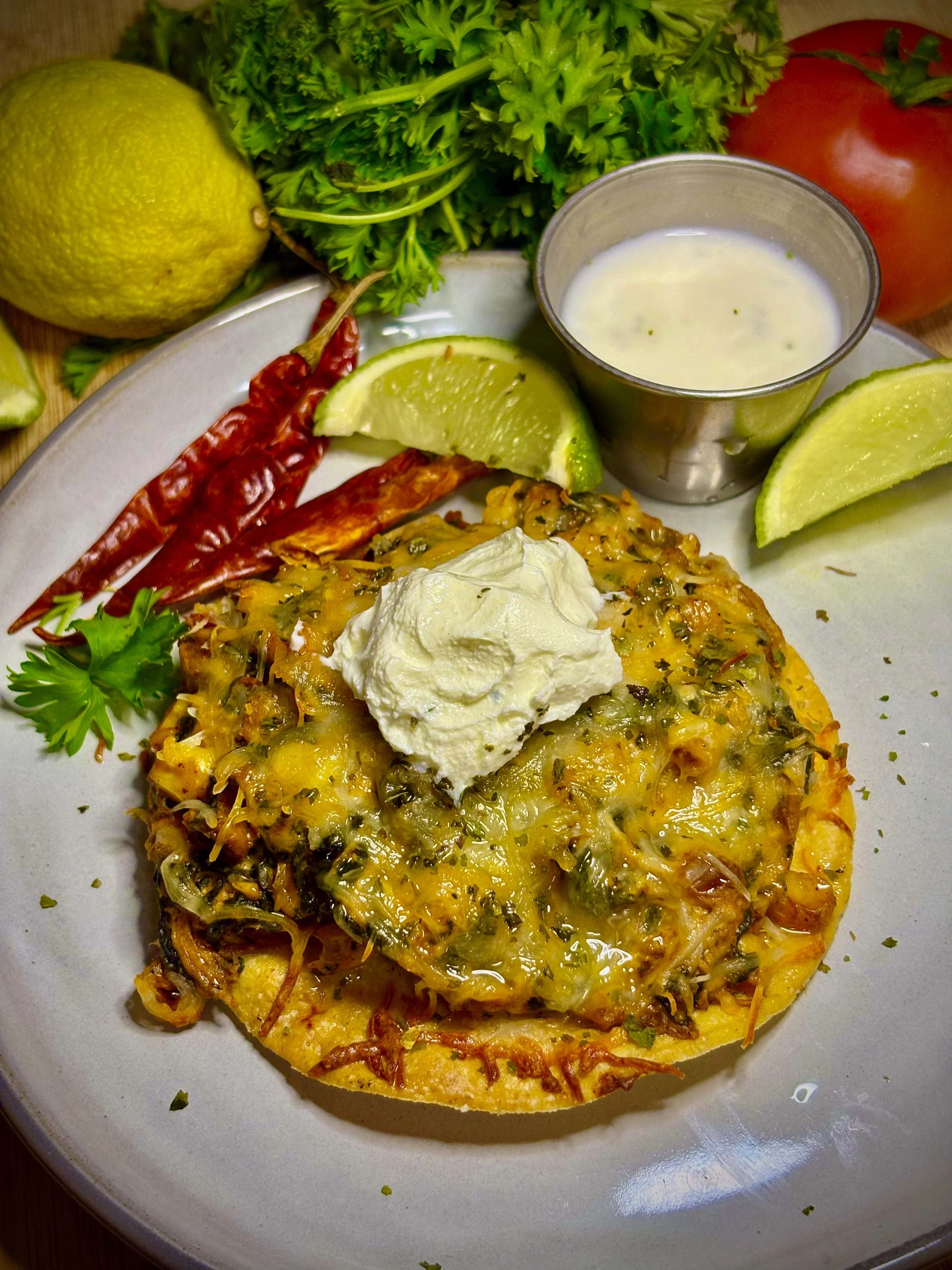 cheesy-chicken-tostadas