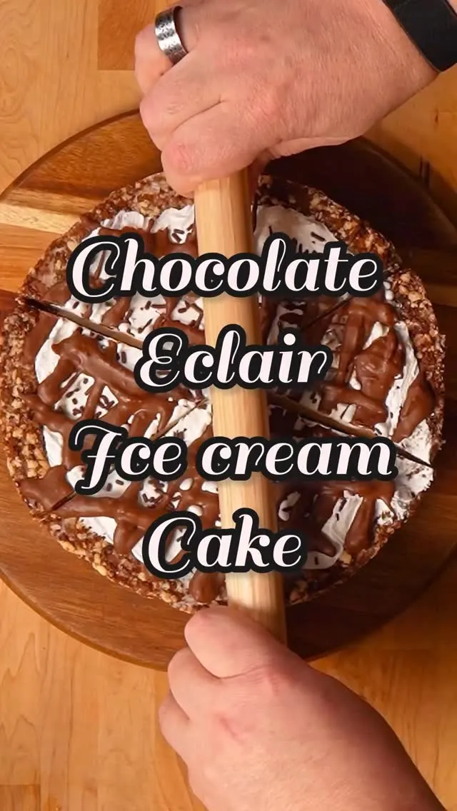 chocolate-eclair-ice-cream-cake