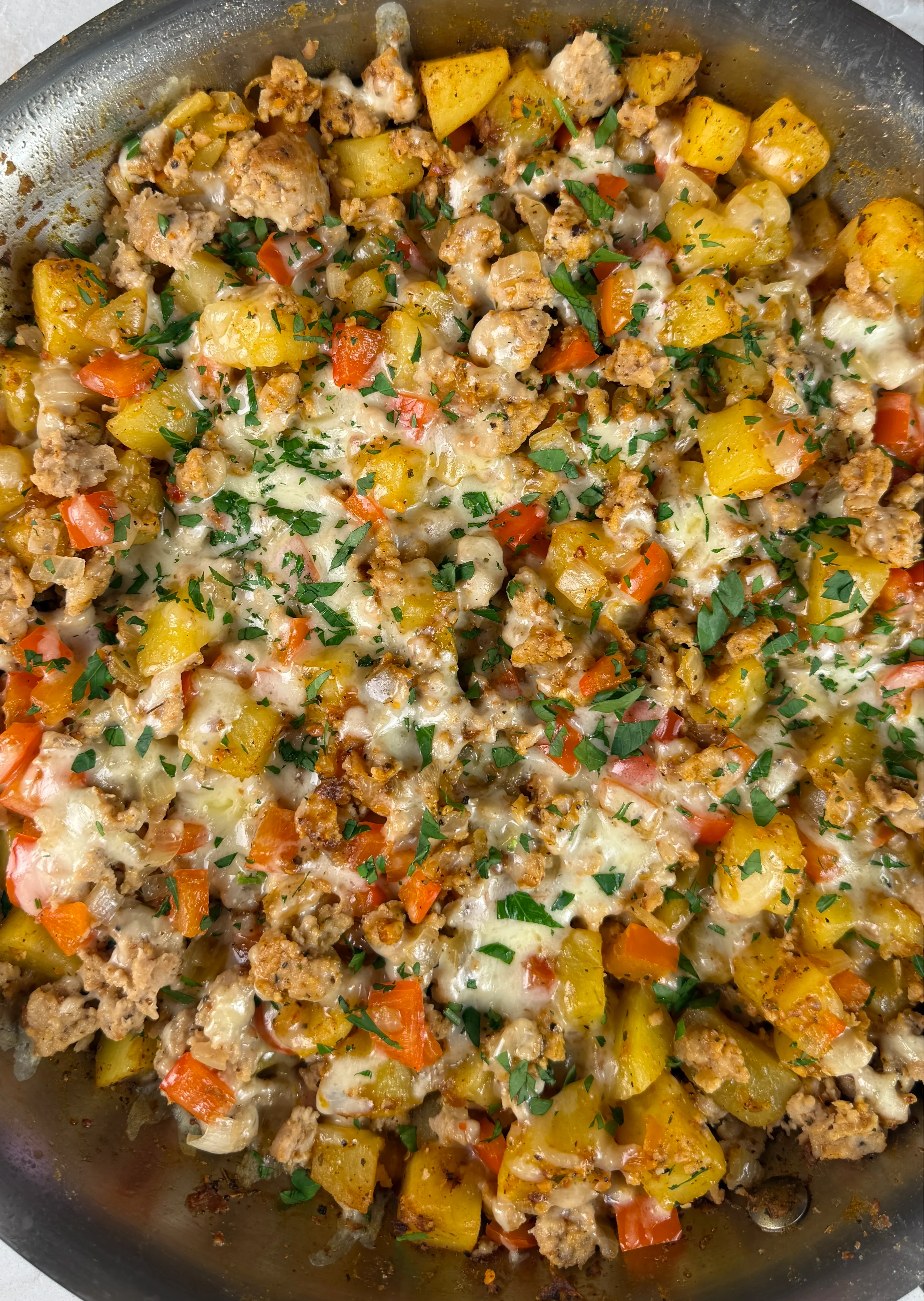 cajun-sausage-potato-skillet