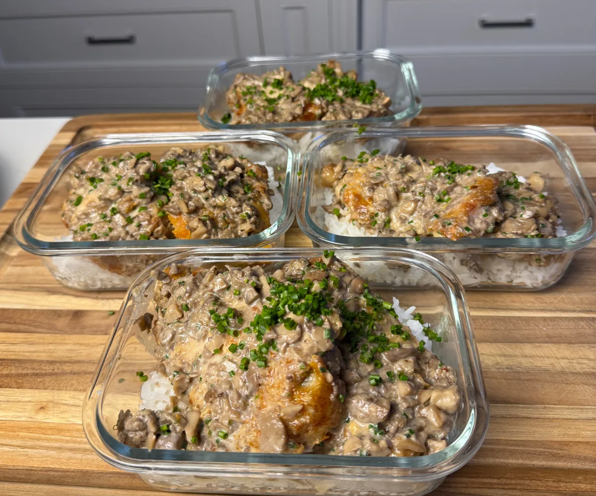 creamy-mushroom-chicken-(meal-prep)
