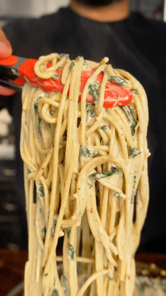 creamy-spinach-pasta