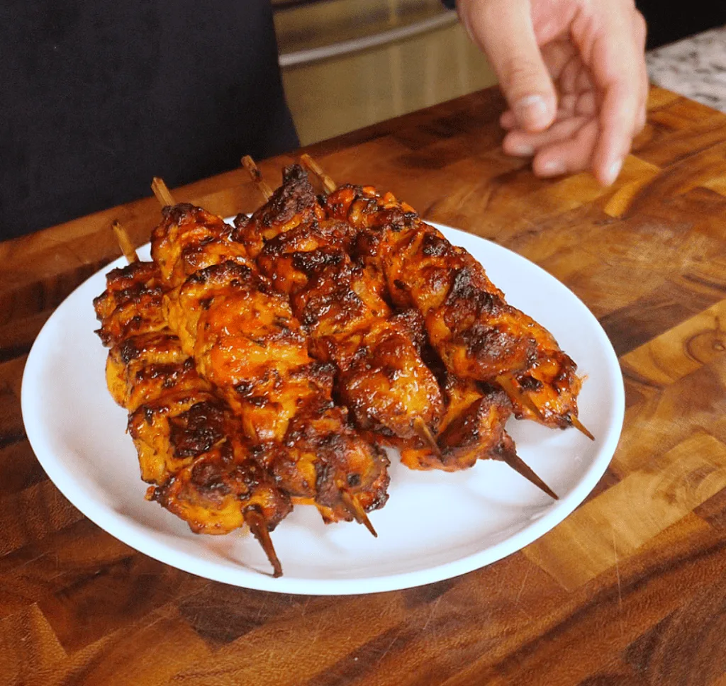 smokey-tandoori-chicken-skewers