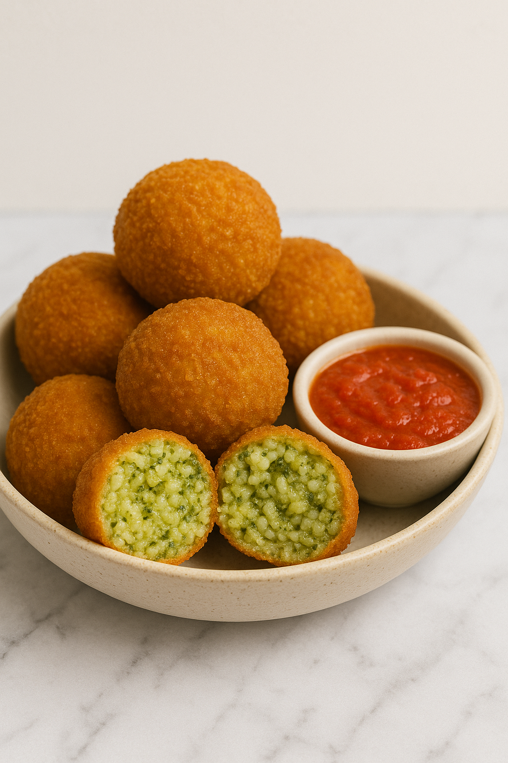 pesto-arancini