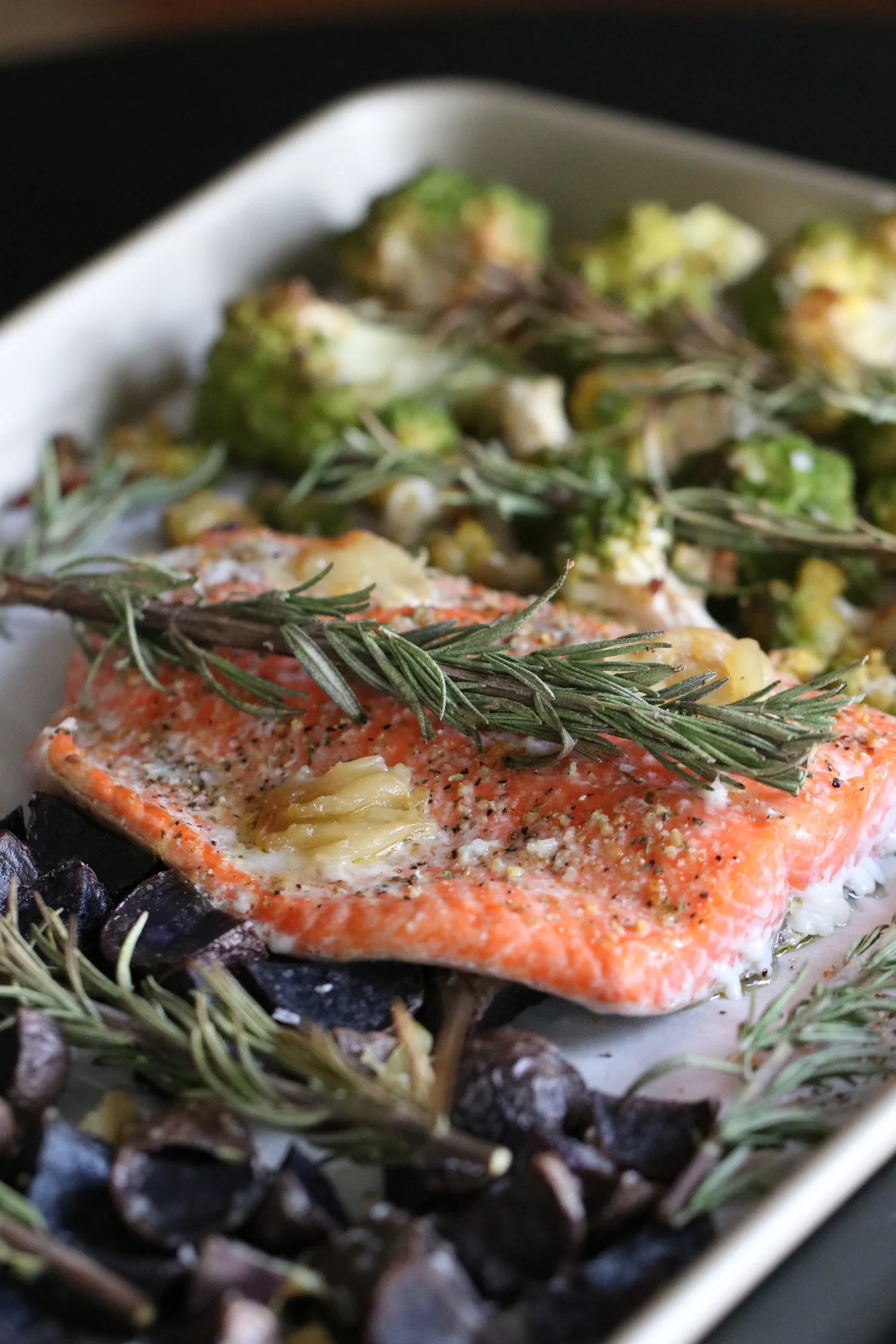 sheet-pan-salmon-with-purple-potatoes-and-romanesco