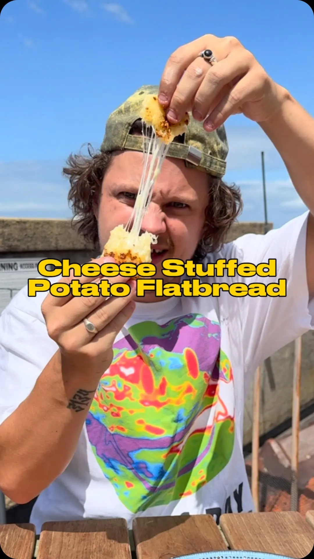 cheese-stuffed-potato-flatbread