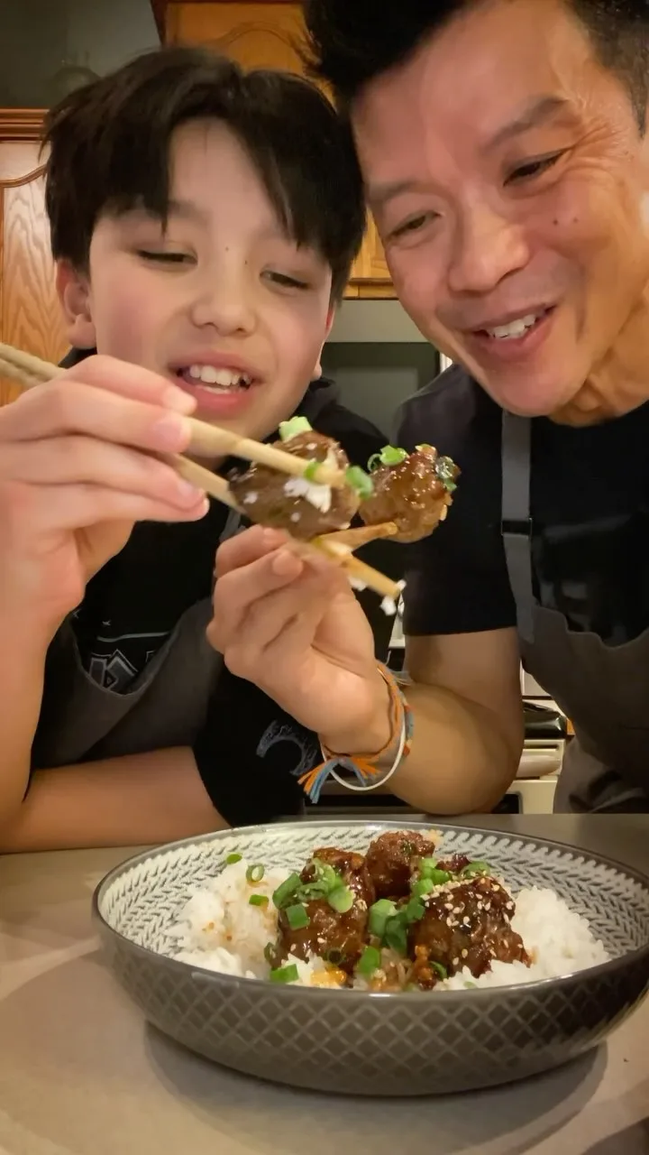 honey-garlic-meatballs