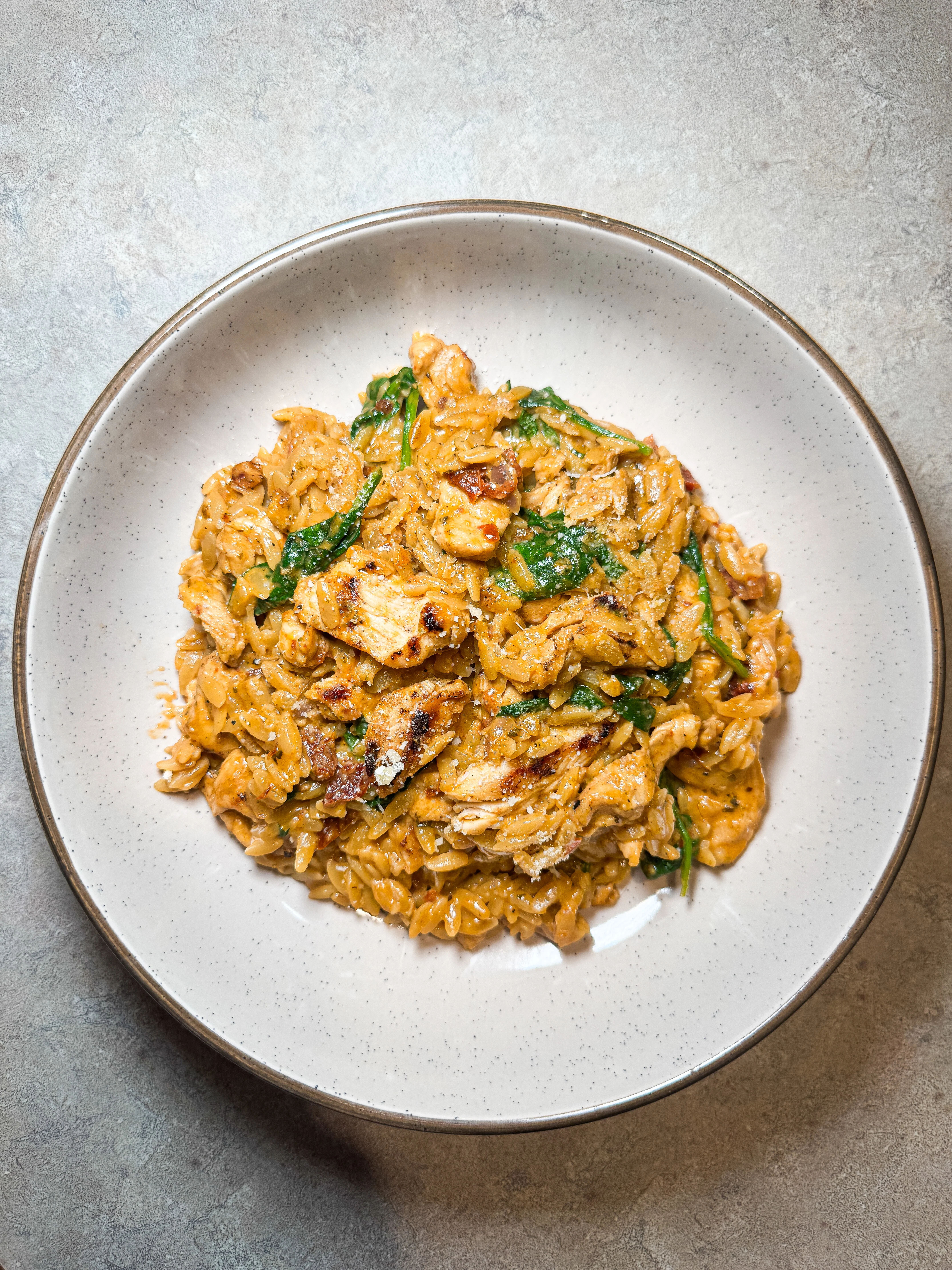 creamy-chicken-orzo-with-sun-dried-tomatoes