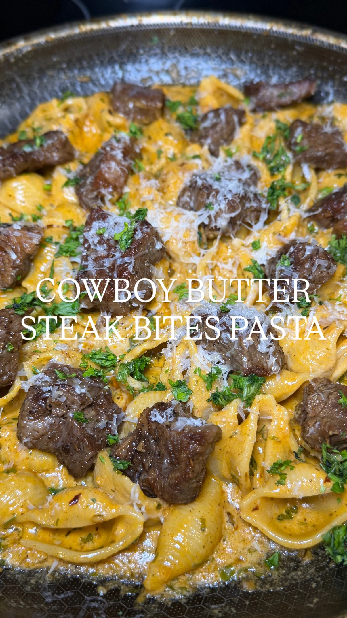 cowboy-butter-steak-bites-pasta