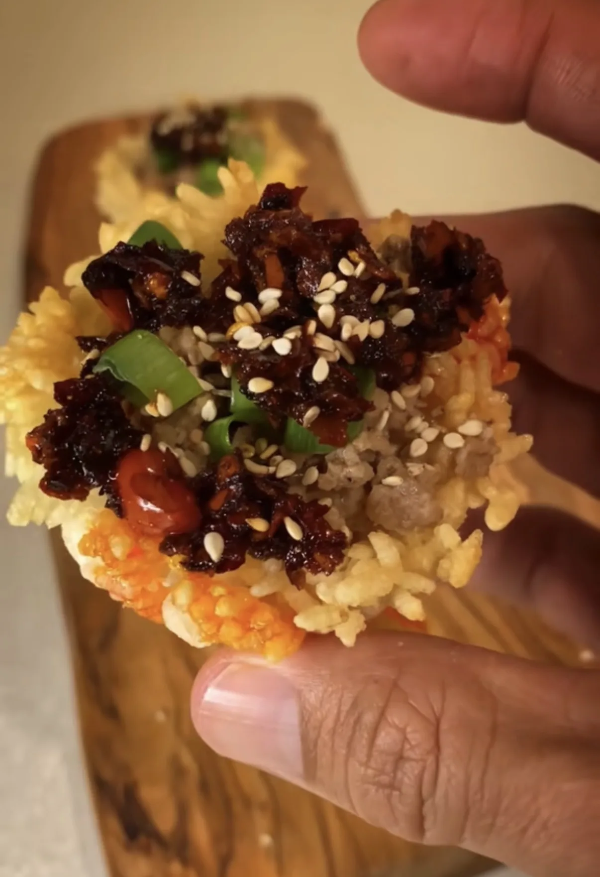pork-filled-crispy-rice-cups