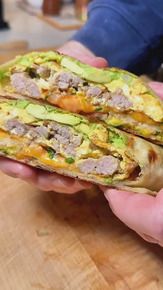 breakfast-sourdough-sausage-burrito