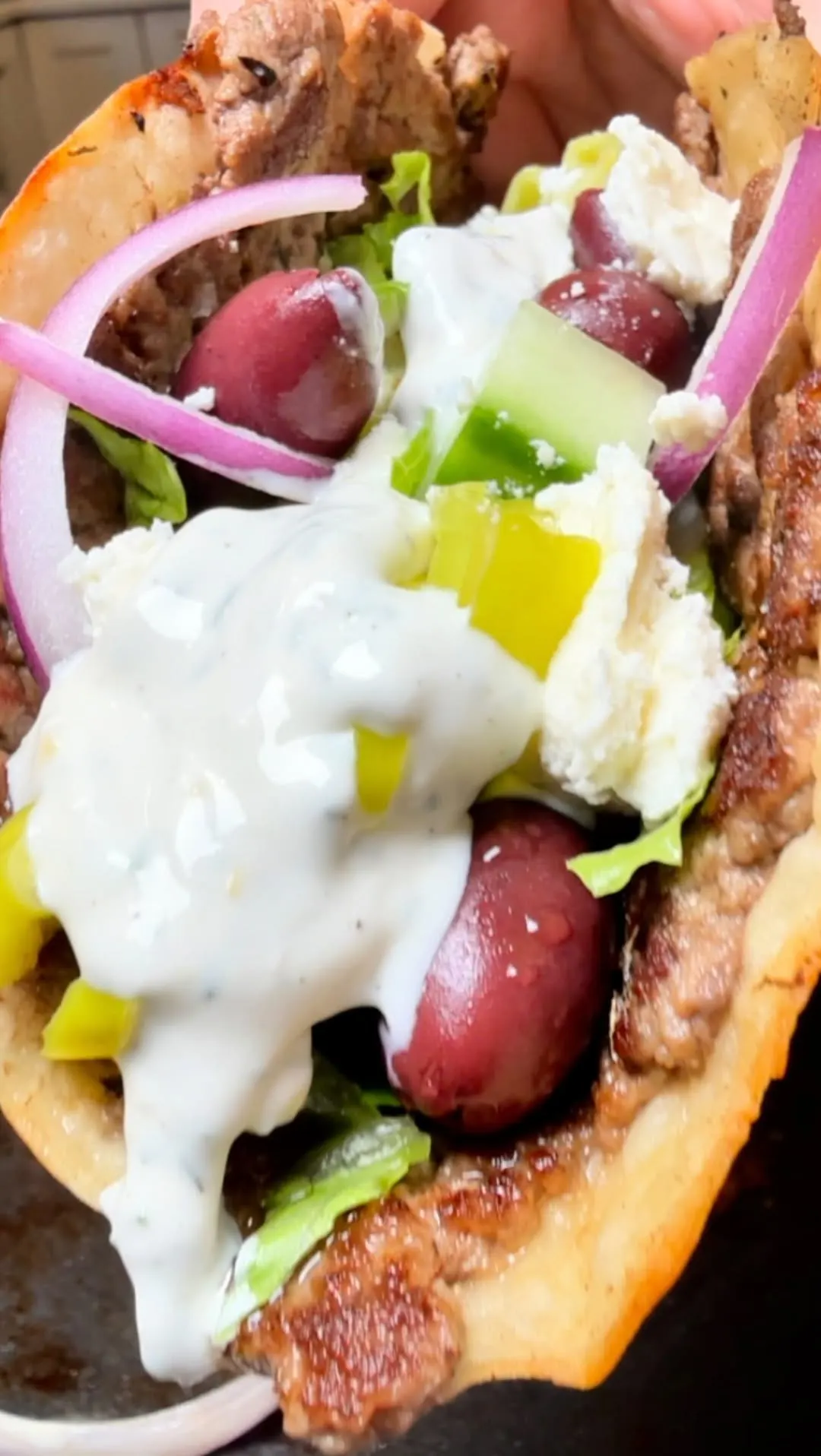 greek-beef-smash-tacos