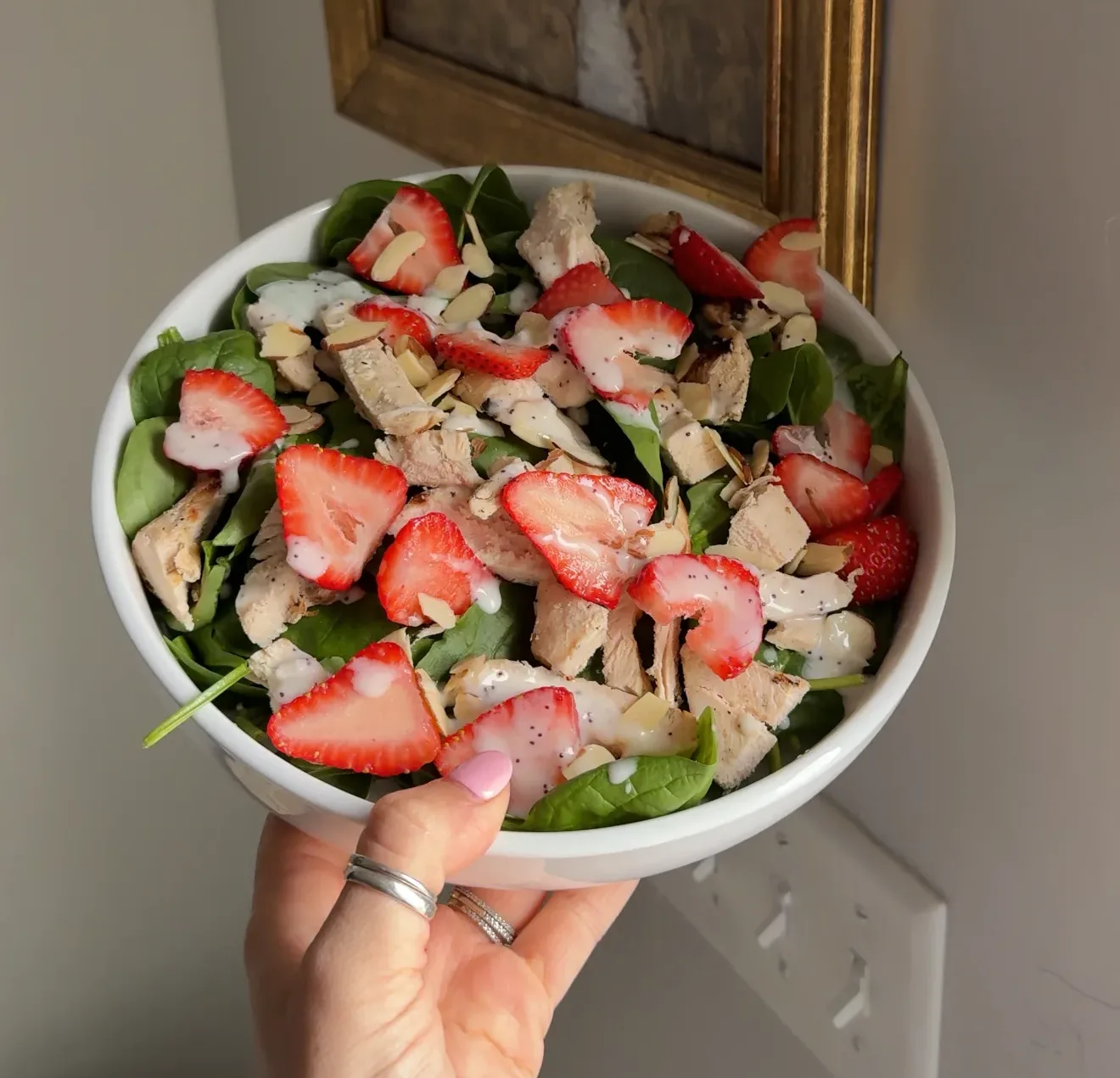 chicken-strawberry-poppyseed-salad