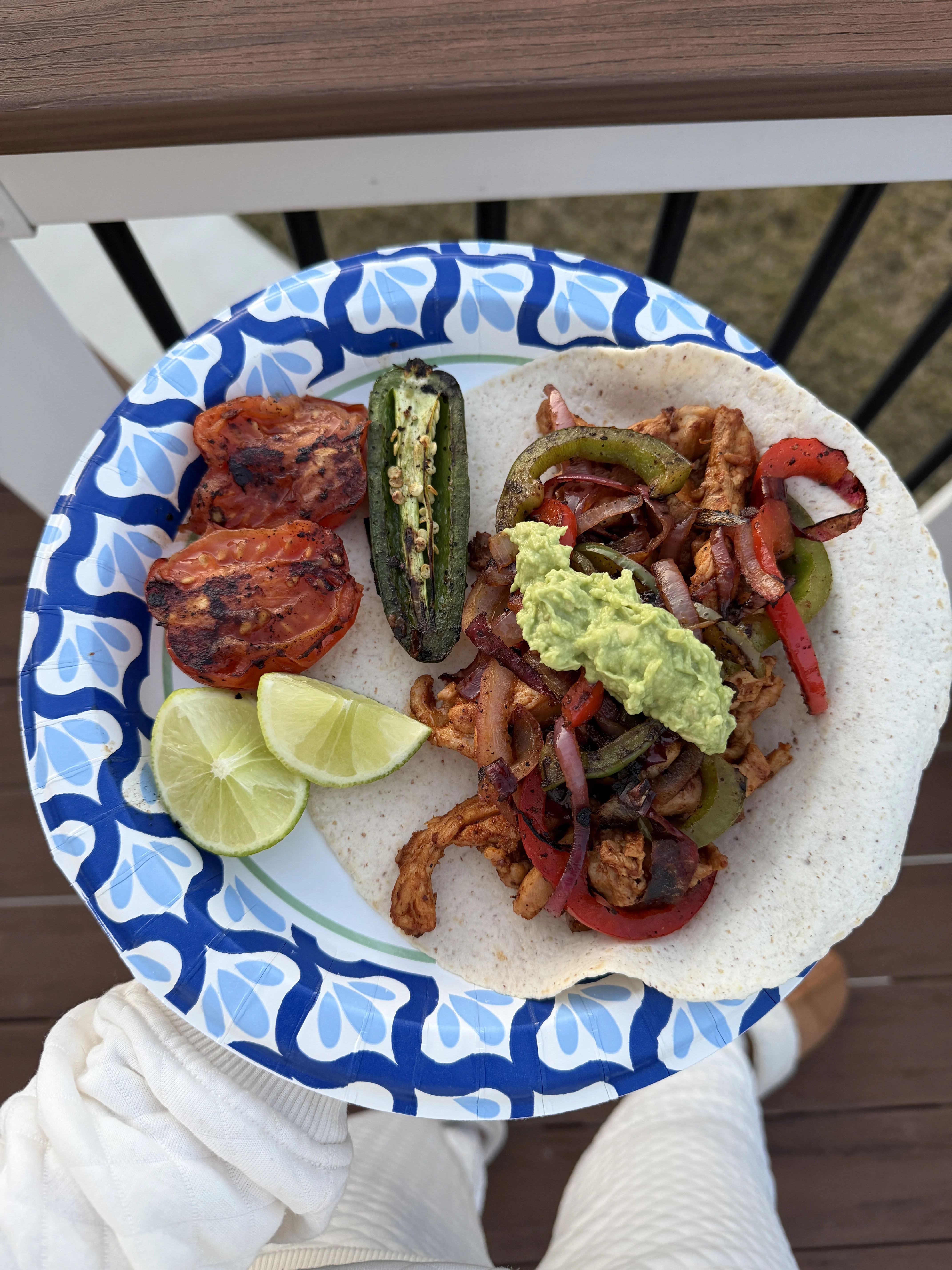 chicken-fajitas-cooked-on-the-outdoor-flat-top