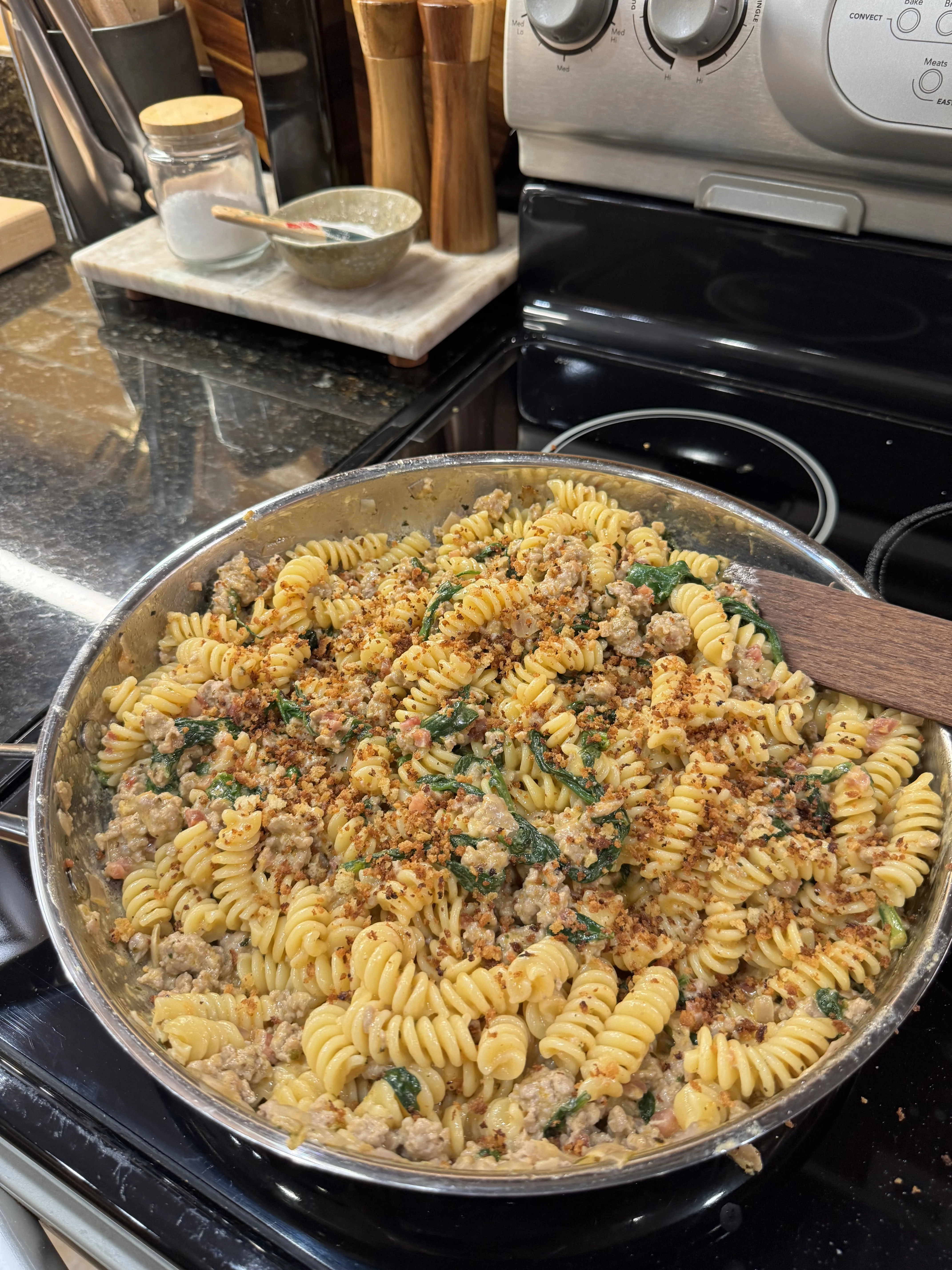 creamy-sausage-and-spinach-pasta