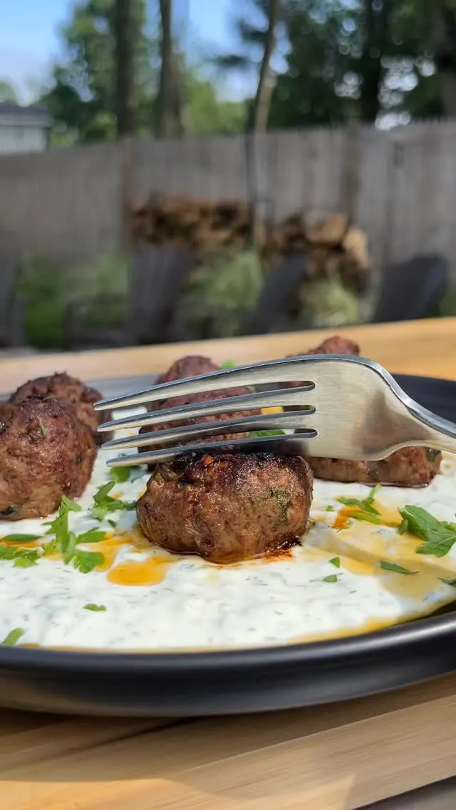 lamb-meatballs-with-tzatziki