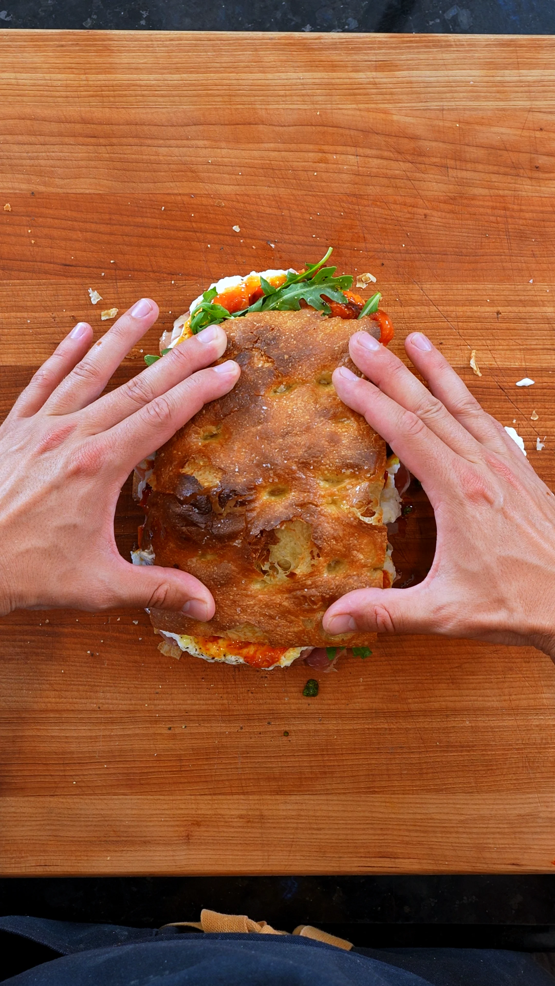 roasted-tomato-and-prosciutto-focaccia-sandwich
