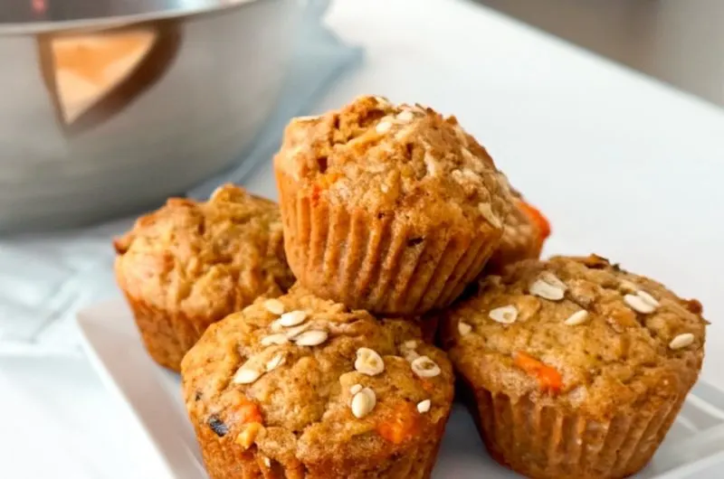 carrot-banana-and-oat-muffins