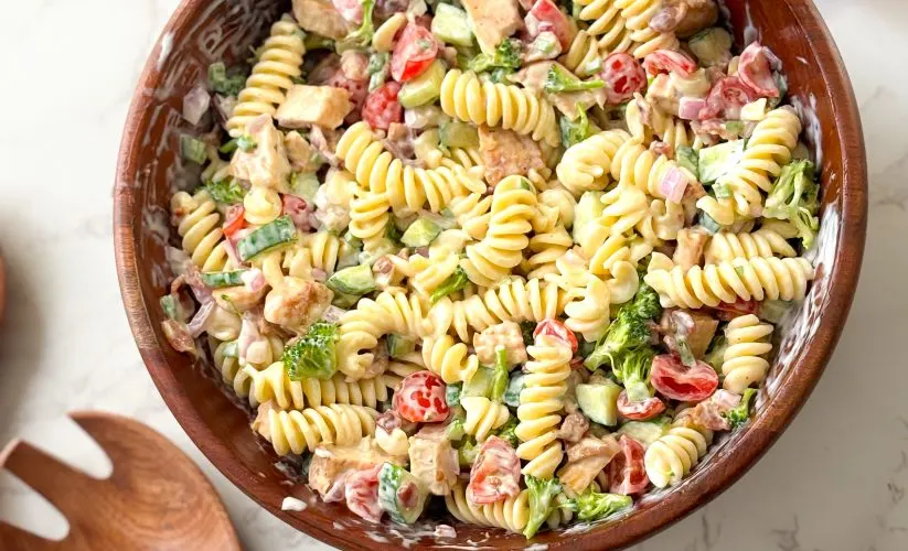 chicken-bacon-ranch-pasta-salad