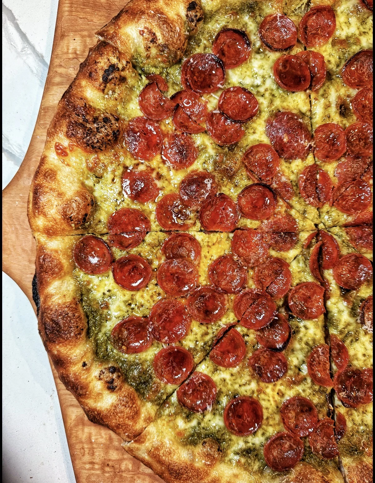 pesto-roni-hot-honey