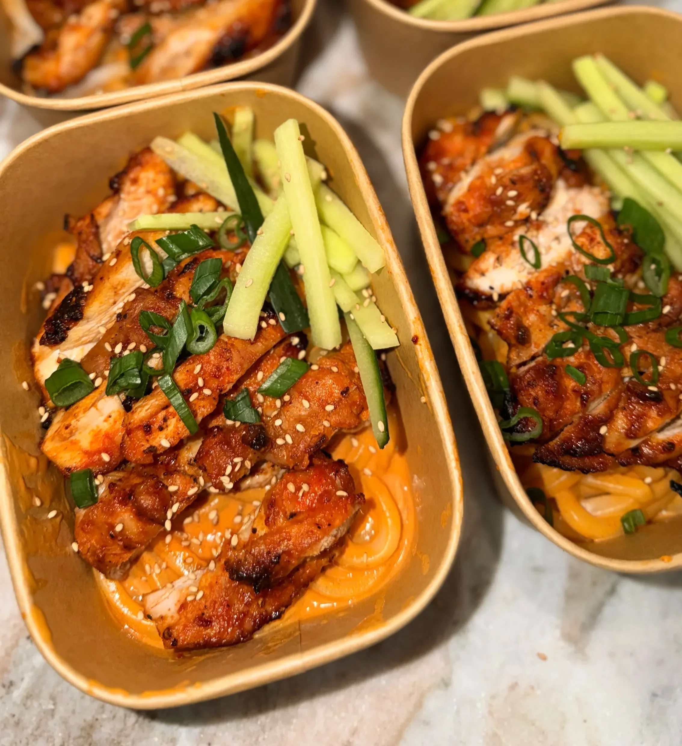 spicy-gochujang-chicken-udon-with-creamy-tofu-sauce