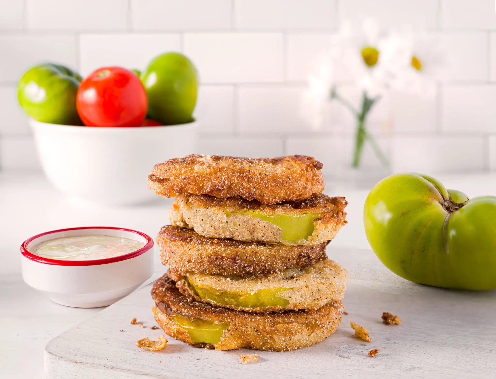 crispy-fried-green-tomatoes-(vegan)