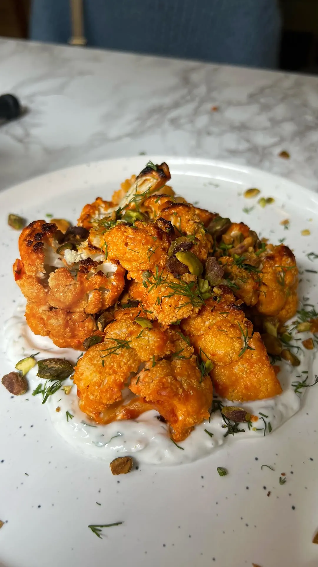 harissa-roasted-cauliflower-w-a-yogurt-dill-sauce
