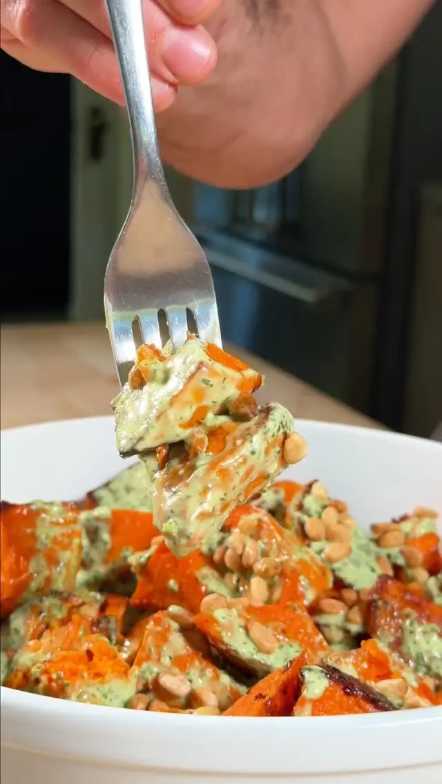 roasted-sweet-potatoes-with-green-goddess-dressing
