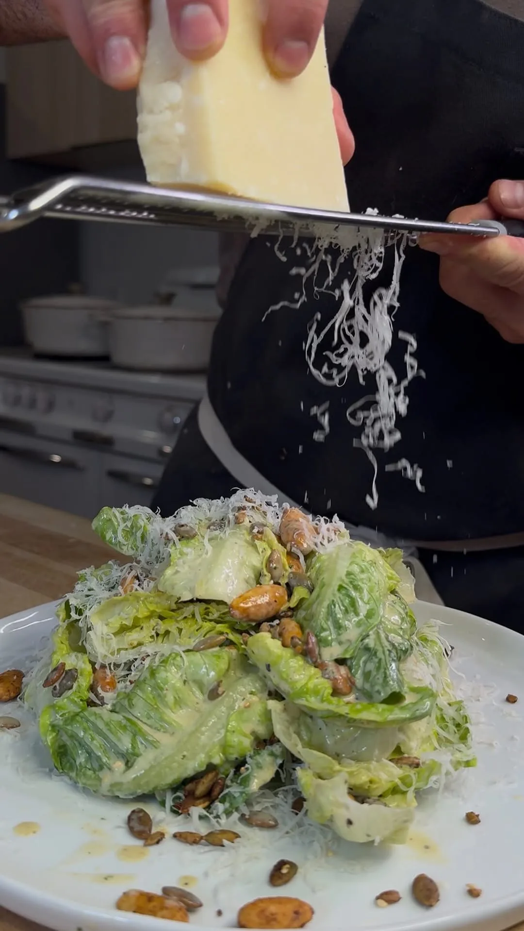 little-gem-caesar-salad-with-basil-caesar-dressing-and-savory-granola