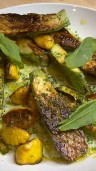 tangy-herby-labneh-dip-with-seared-summer-squash