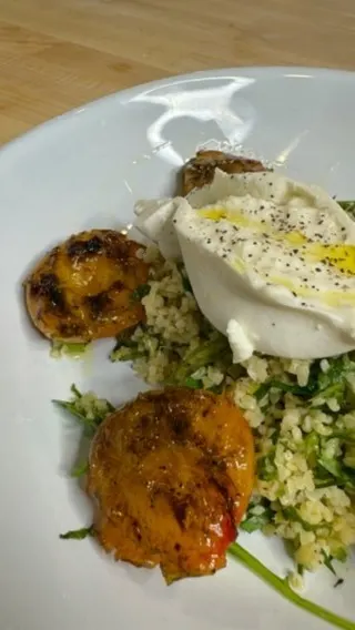 charred-early-golden-plums-arabic-tabouli-burrata-lemon