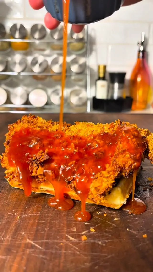 protein-chicken-and-waffle
