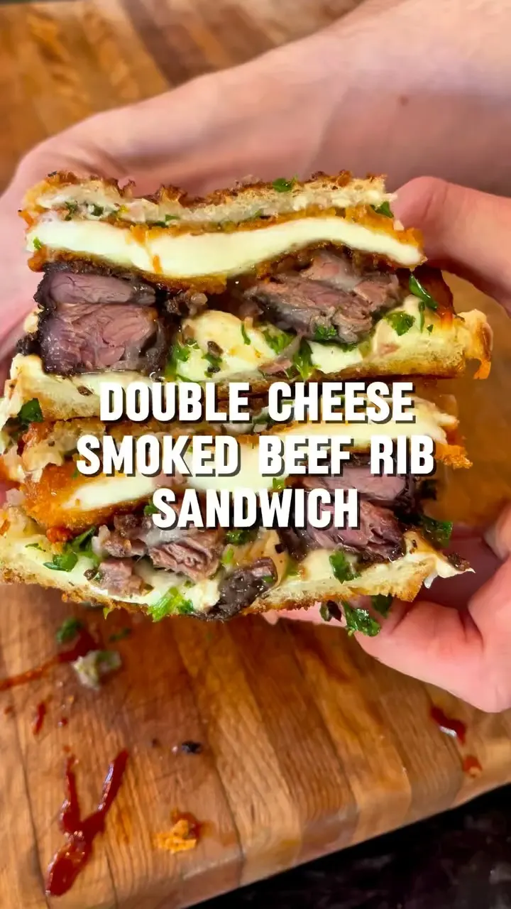 beef-rib-grilled-cheese-with-chimichurri-and-mozzarella-sticks