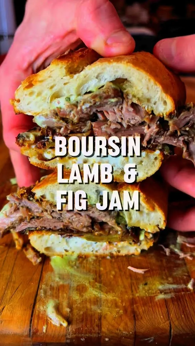 shredded-lamb-sandwich-with-fig-jam-and-mint-cilantro-yogurt-sauce