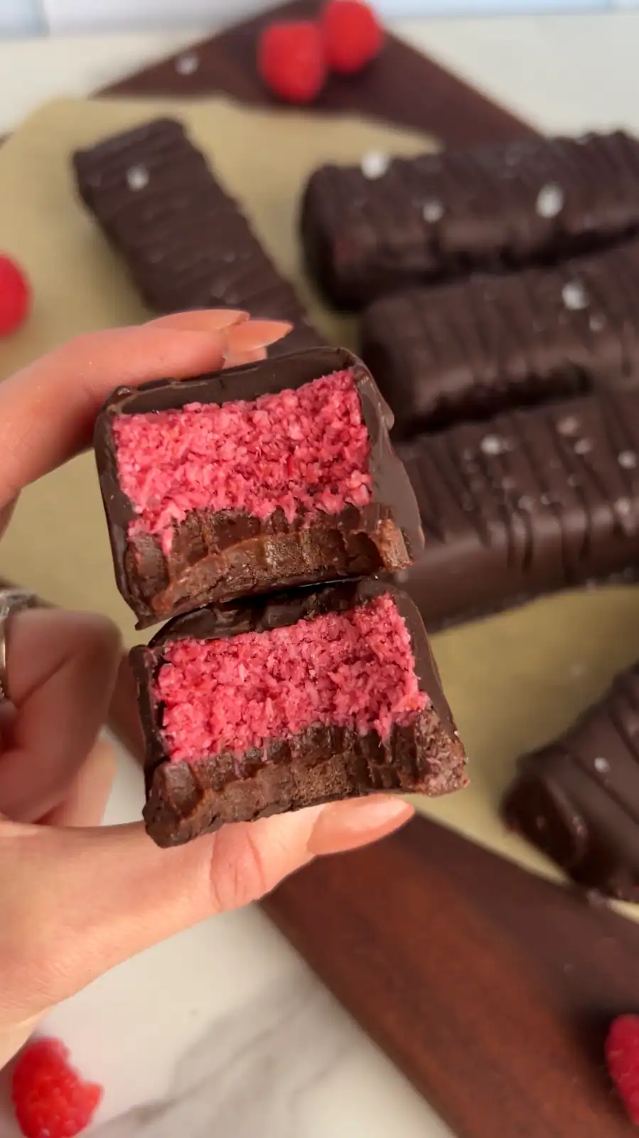 raspberry-coconut-brownie-bars