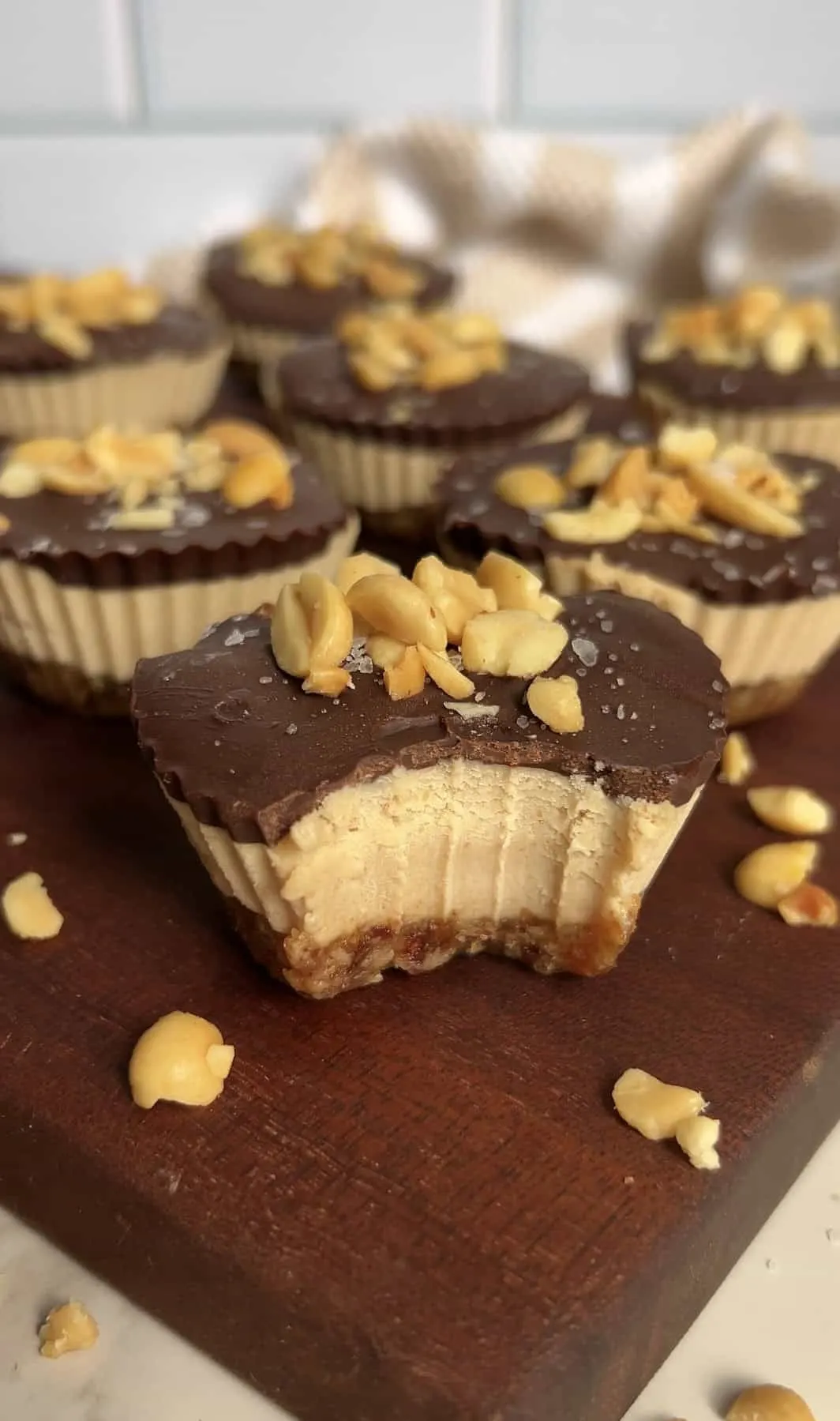 mini-vegan-snickers-cheesecakes