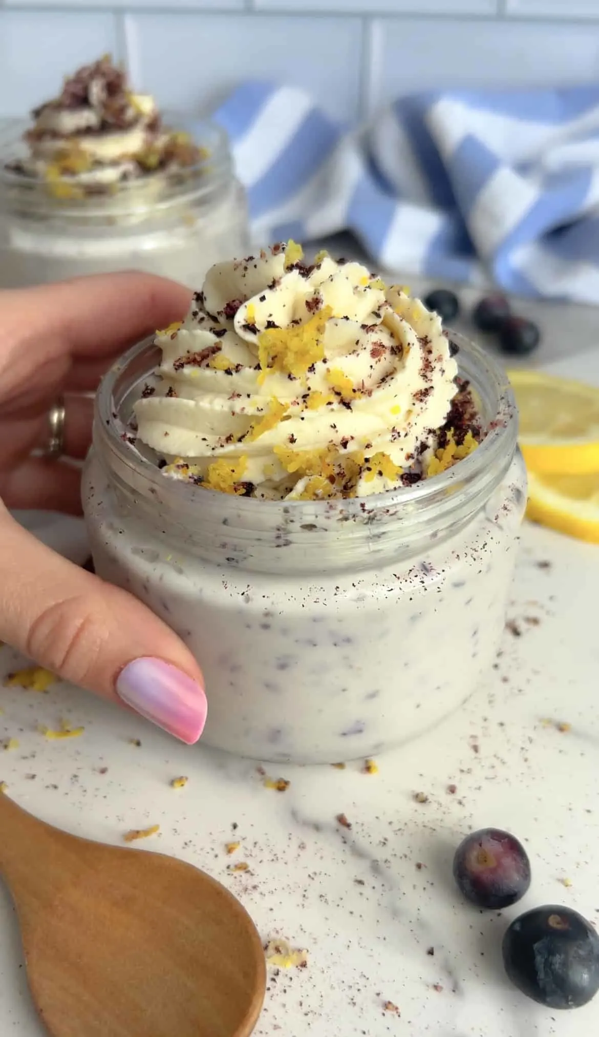 protein-packed-blueberry-lemon-mousse