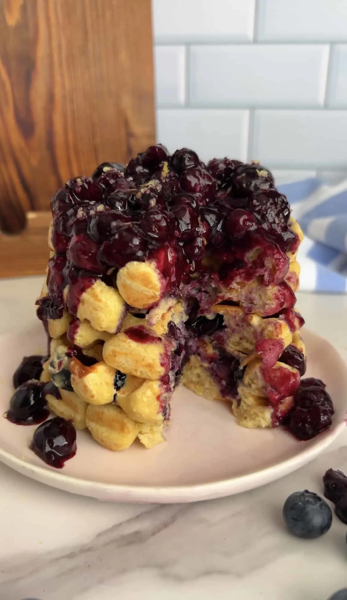 lemon-blueberry-protein-waffles