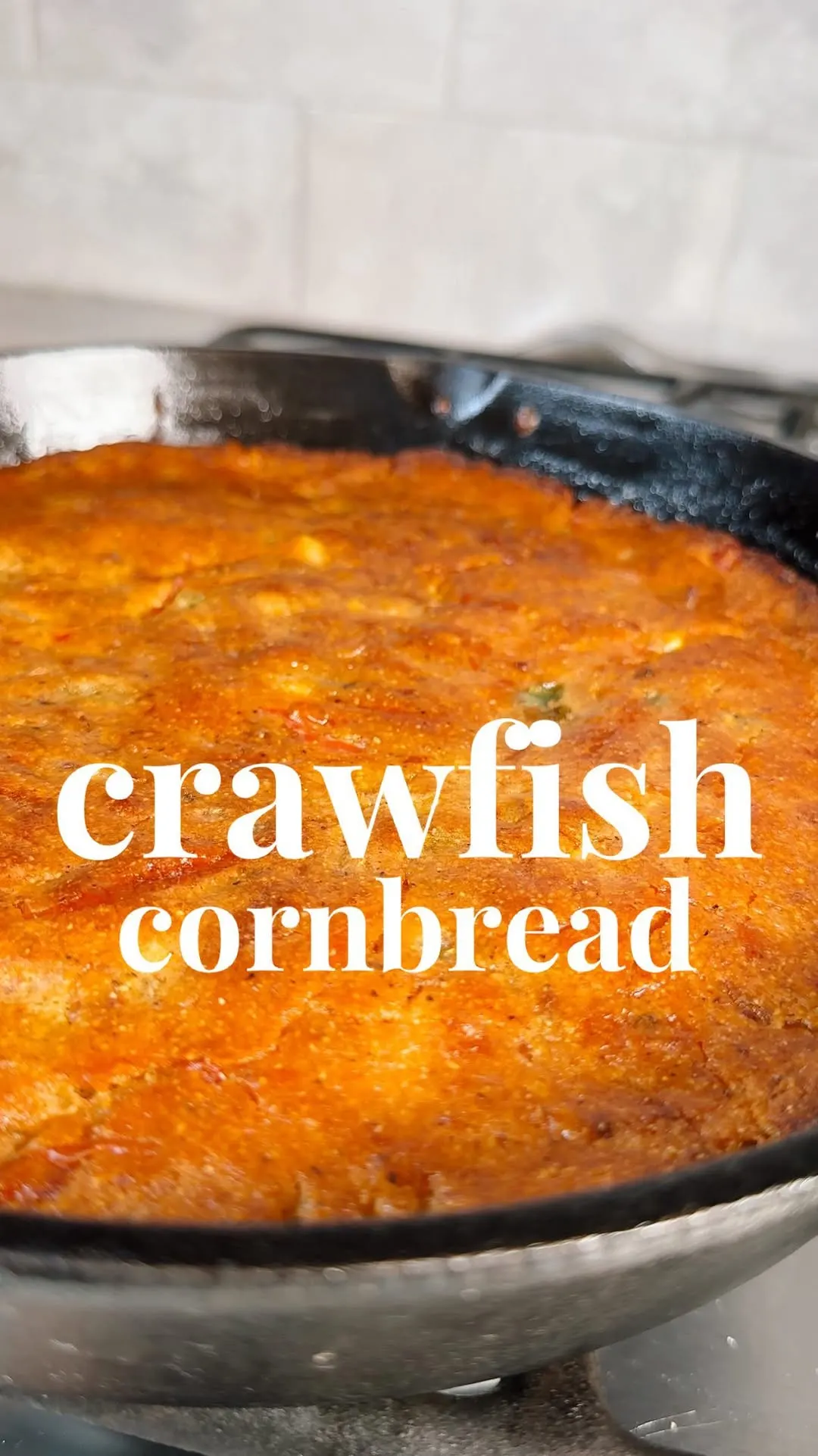 crawfish-cornbread