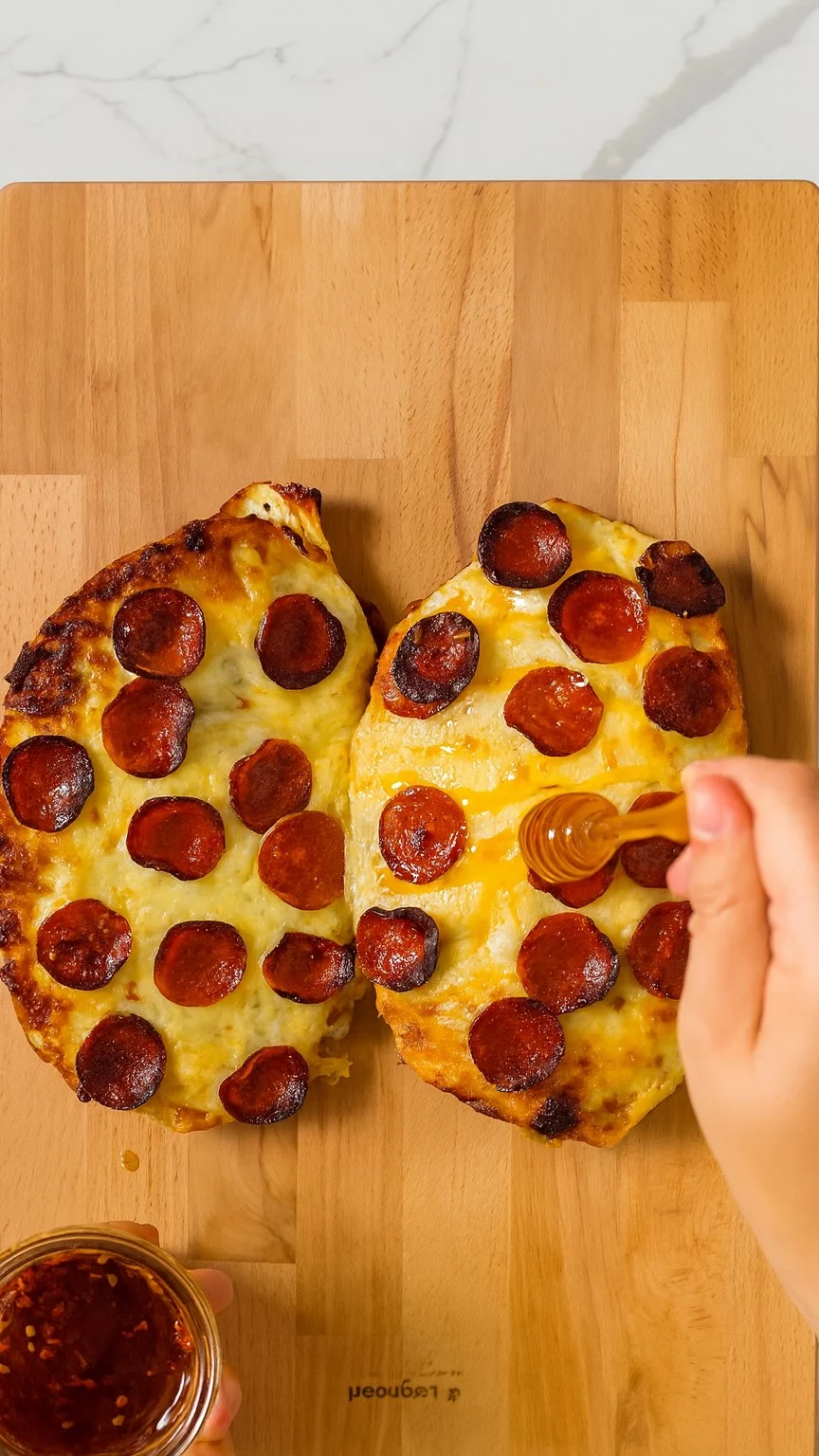 hot-honey-pepperoni-garlic-bread