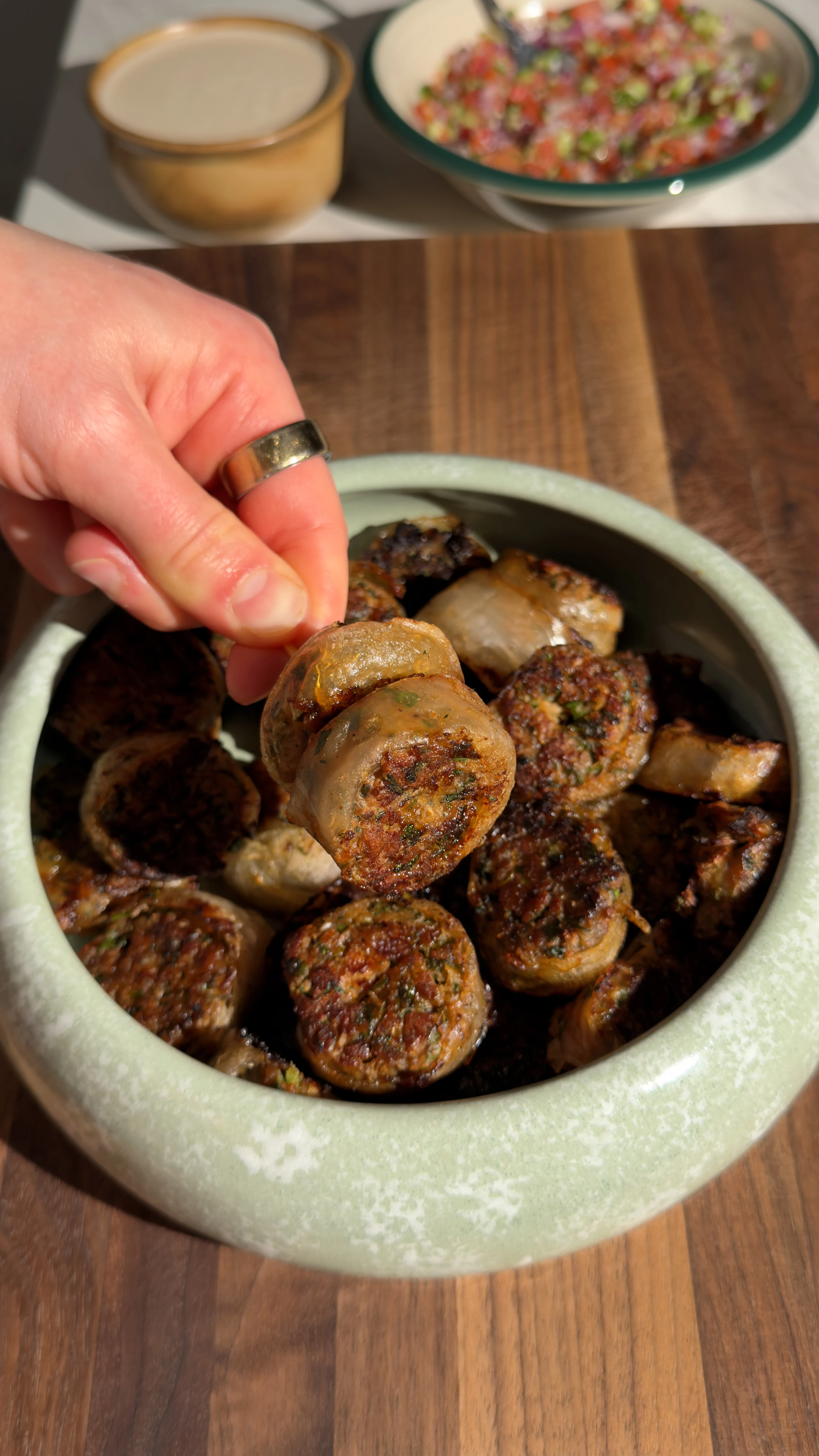 crispy-rice-paper-kebab-bites
