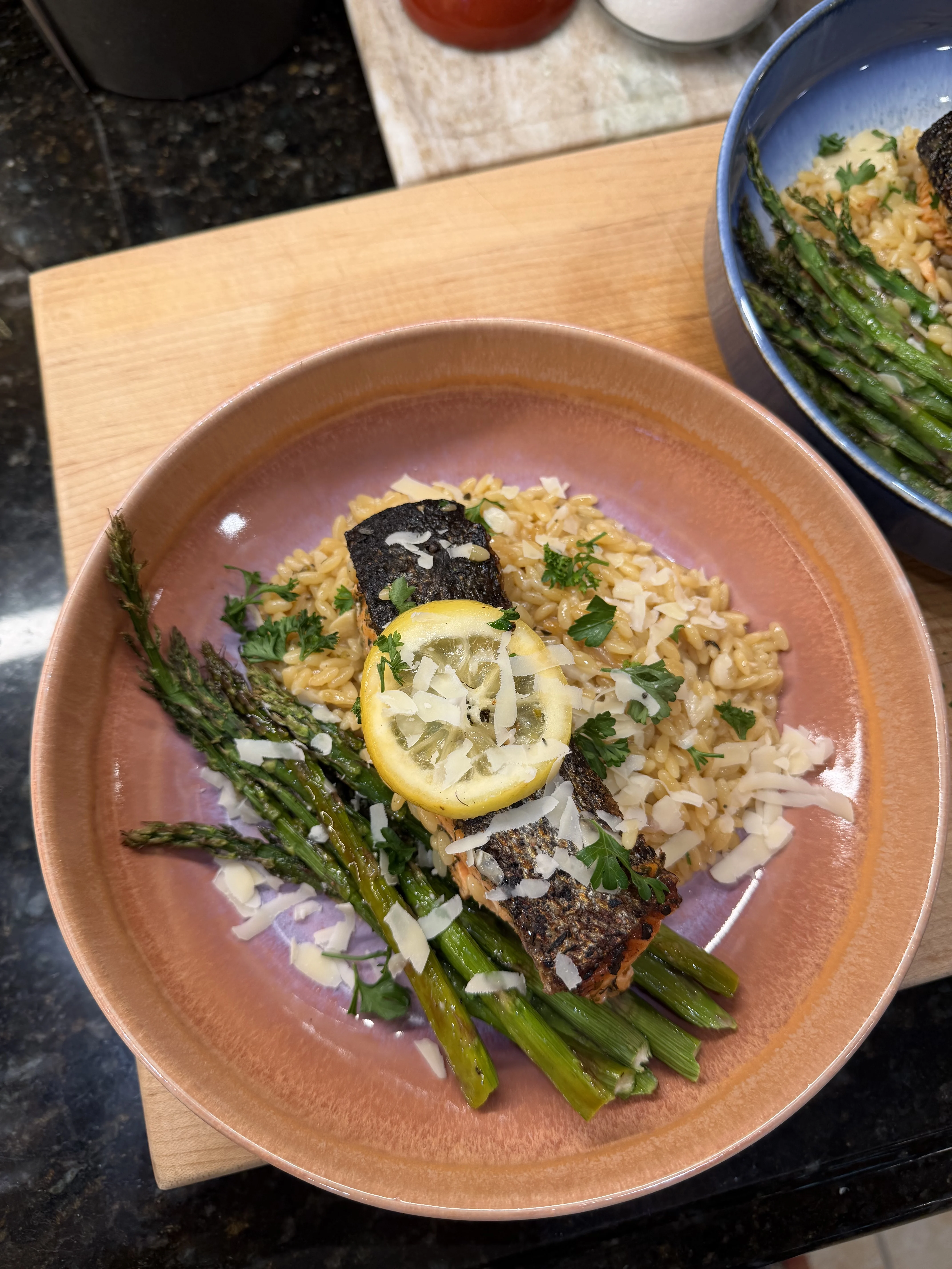 one-pan-creamy-lemon-salmon-orzo