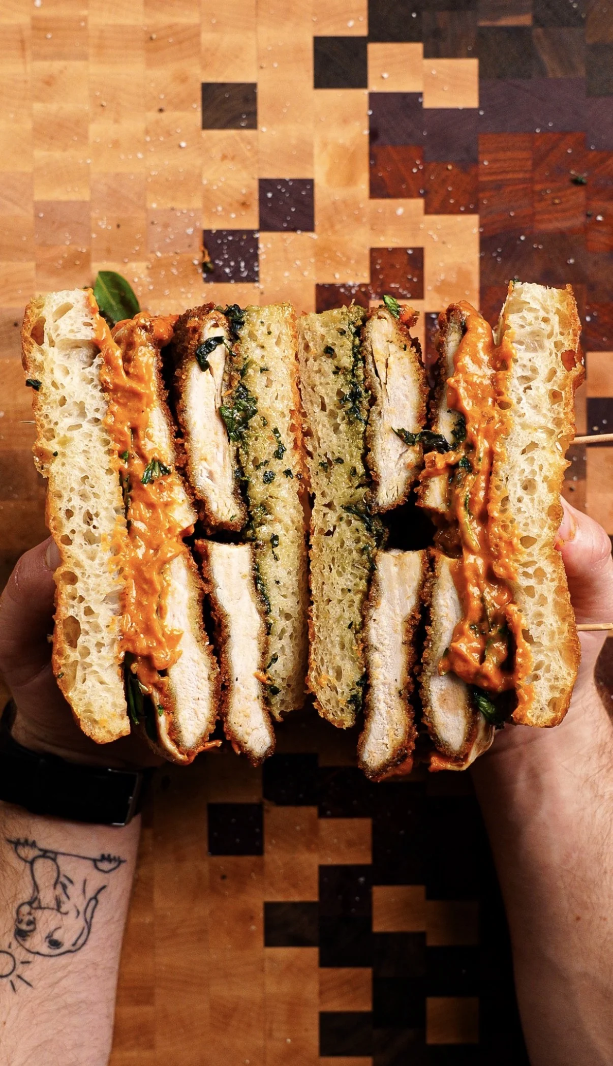 vodka-chicken-parm-focaccia-sandwich recipe