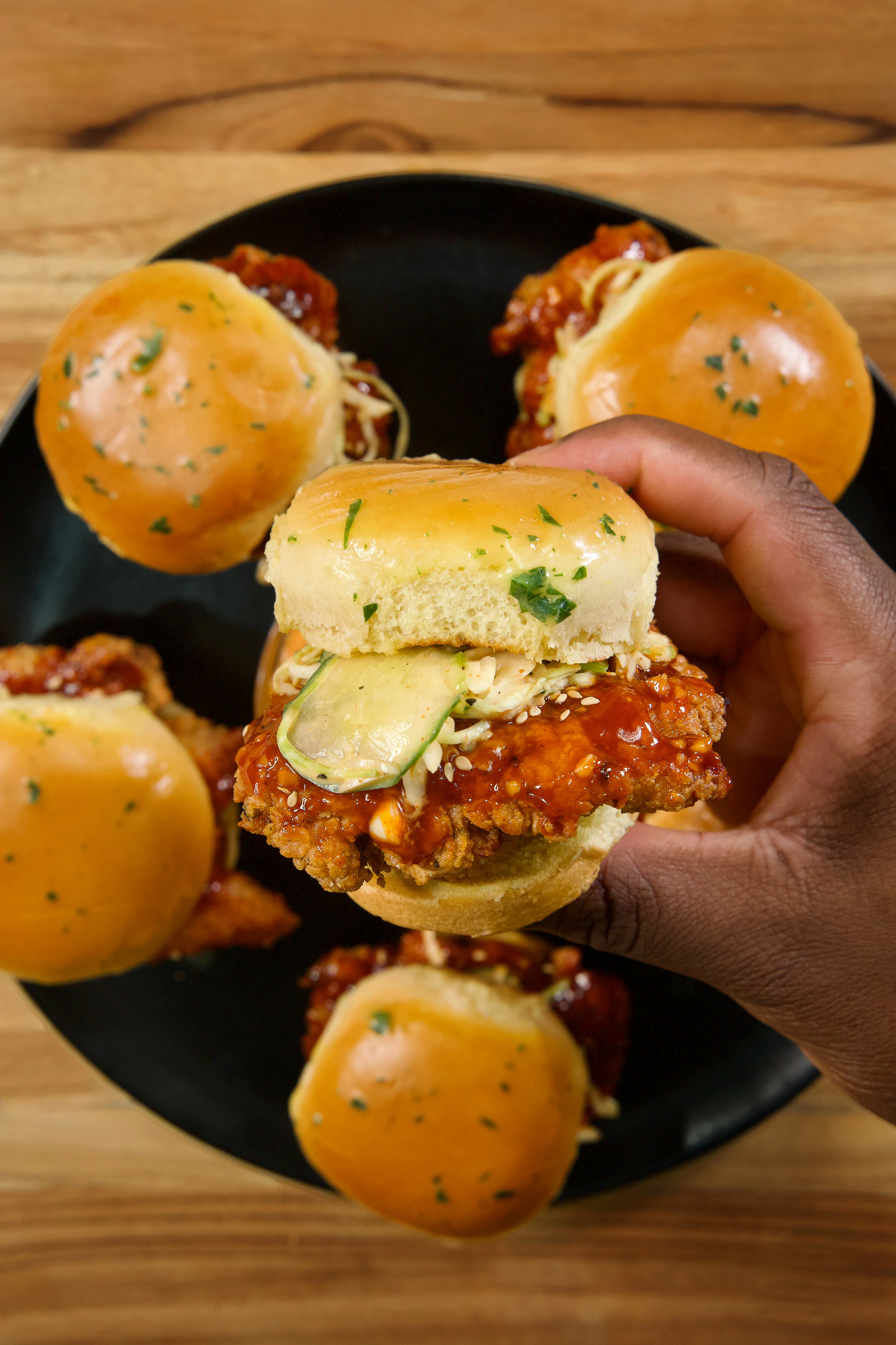 korean-fried-chicken-sliders recipe